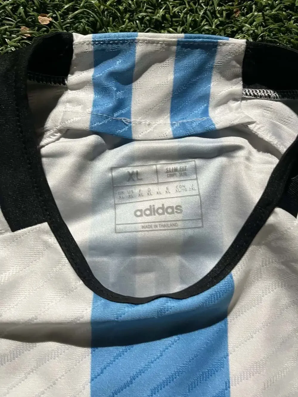 Adidas Argentina 2022 World Cup Home Authentic Player Version Jersey #11 Di Mari